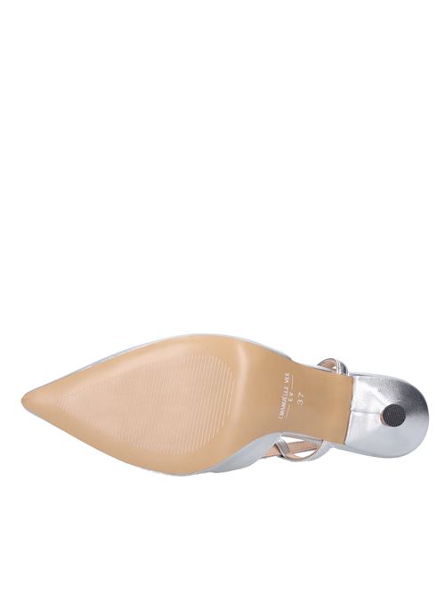 Décolleté Slingback in pelle EMANUELLE VEE | 431M-730-10-P005ARGENTO